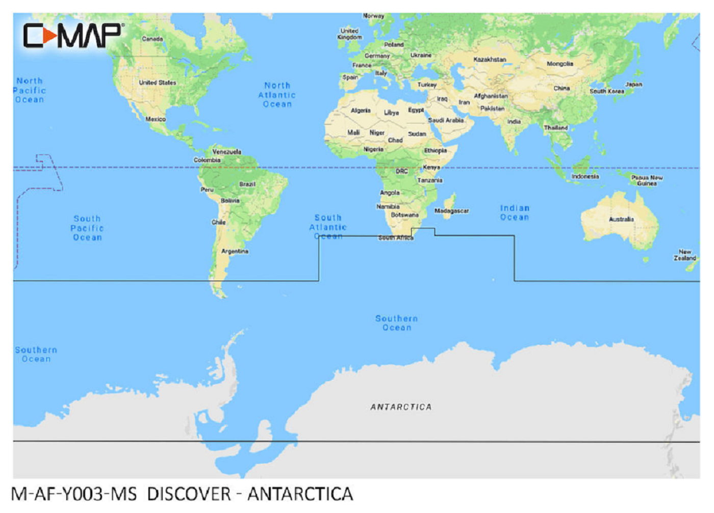 C-MAP Discover Antarctica  M-AF-Y003-MS