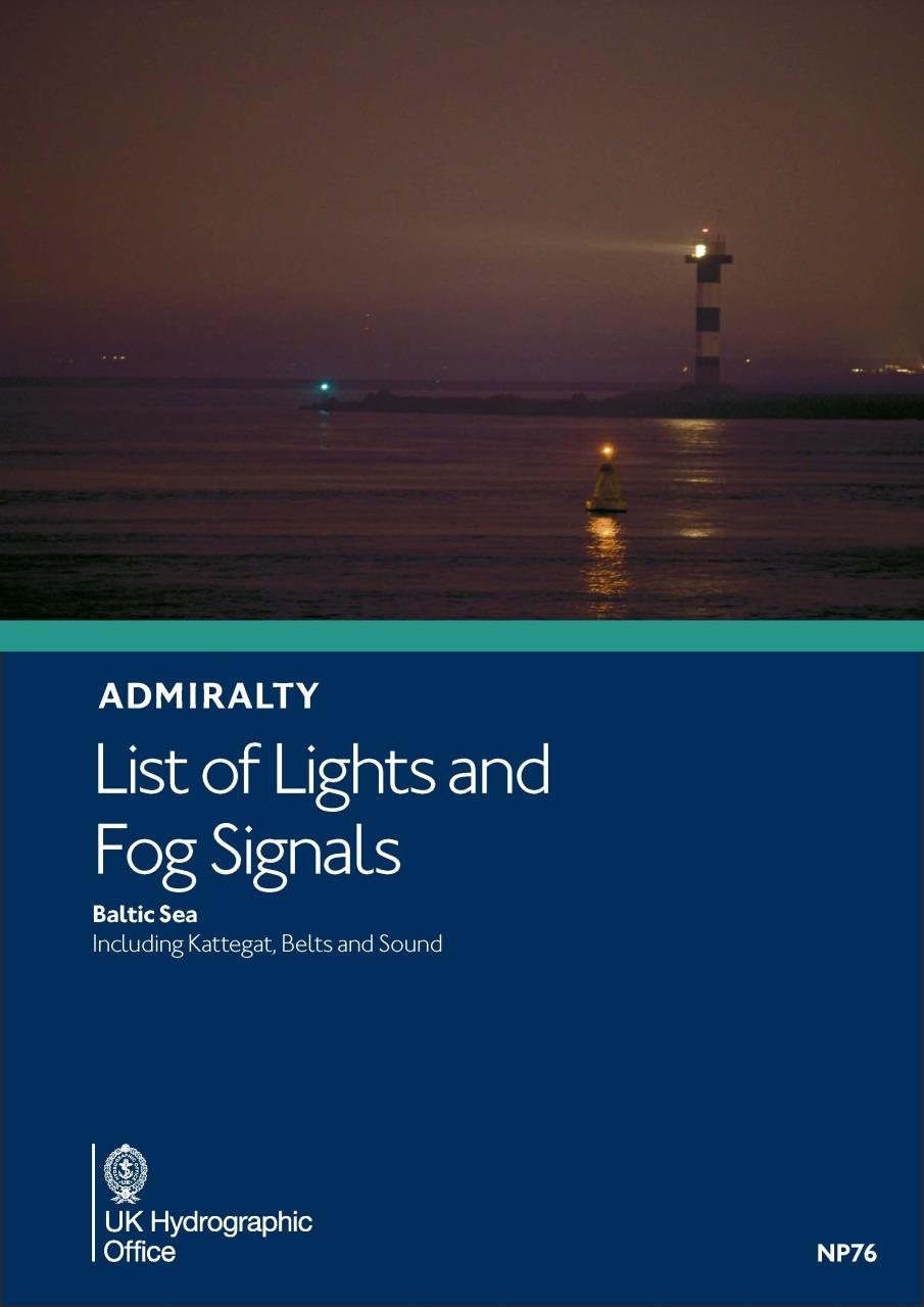 ADMIRALTY NP76 Lights List Vol C - Baltic Sea