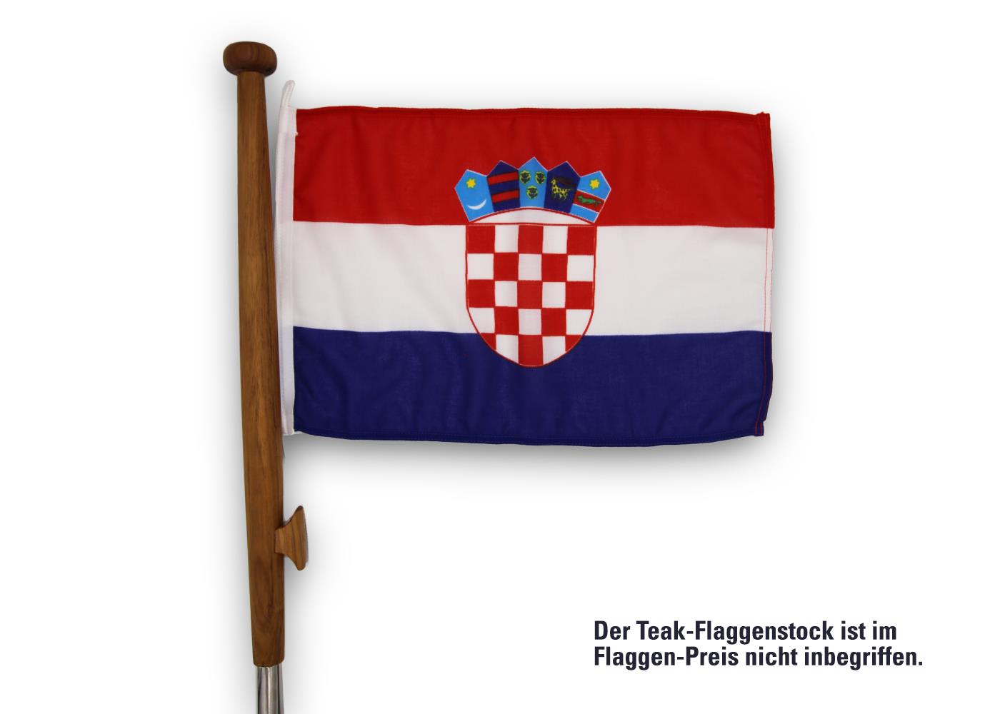 Gastlandvlag Kroatië 20X30cm