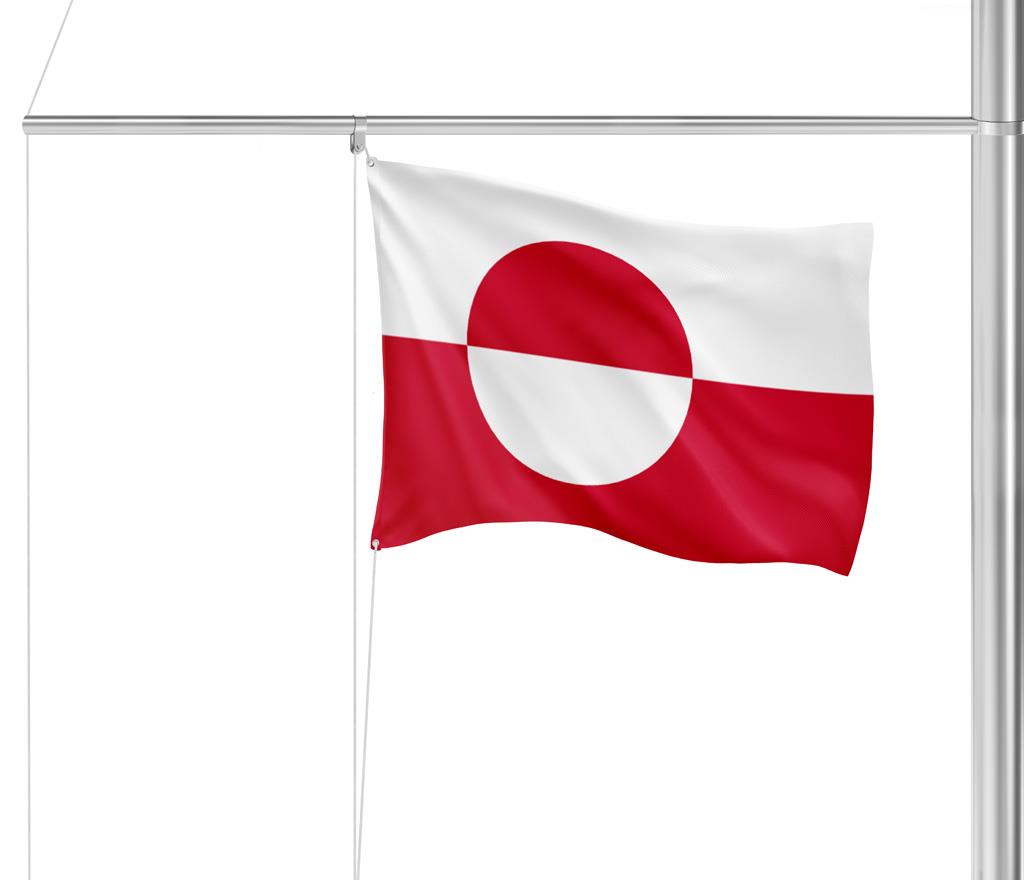Gastlandvlag Groenland 20X30cm