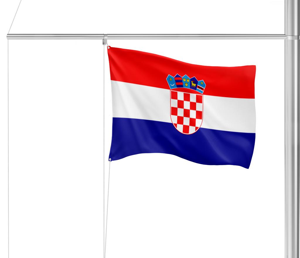 Gastlandvlag Kroatië 30X45cm