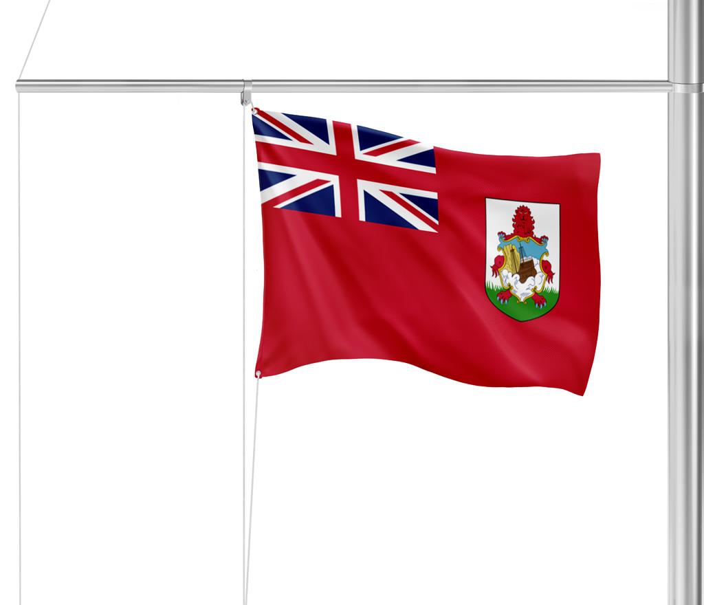 Gastlandvlag Bermuda 30x45cm - Glanzend Polyester 