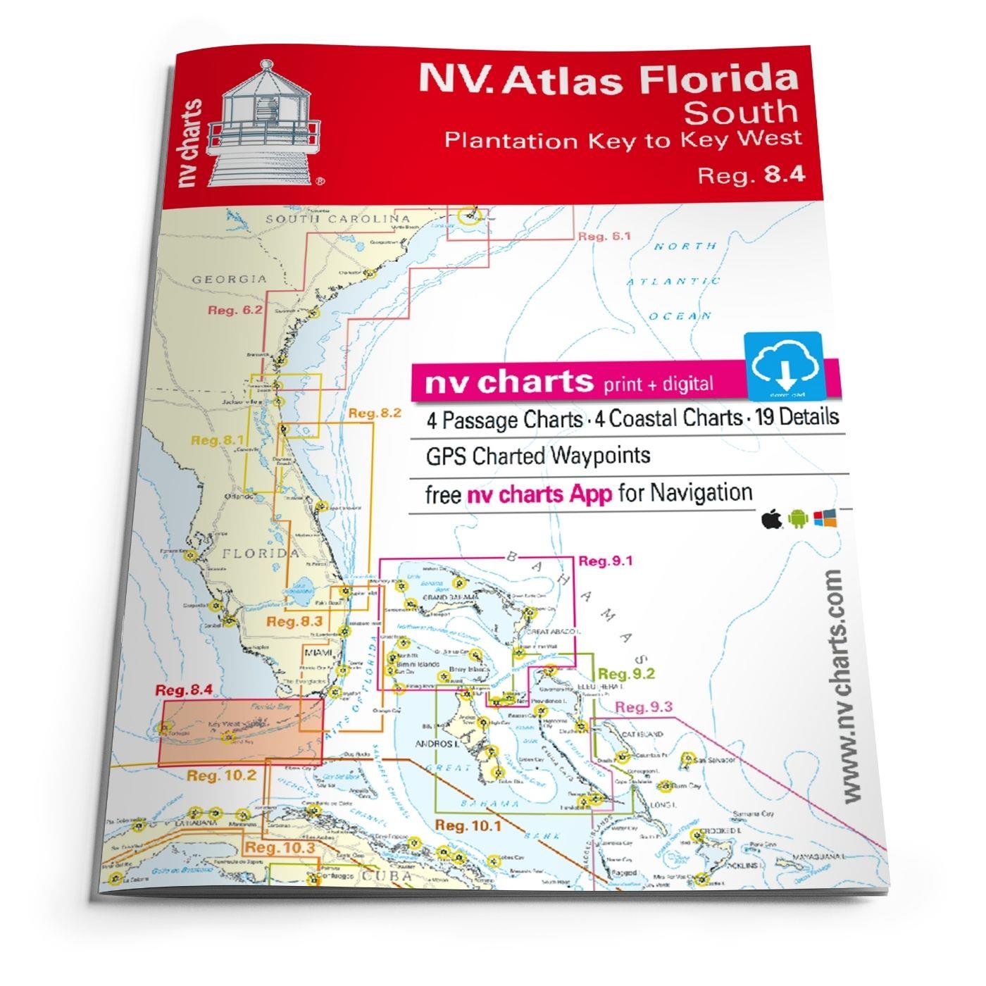 NV Charts Florida 8.4 - South Florida, Plantation Key to Key West