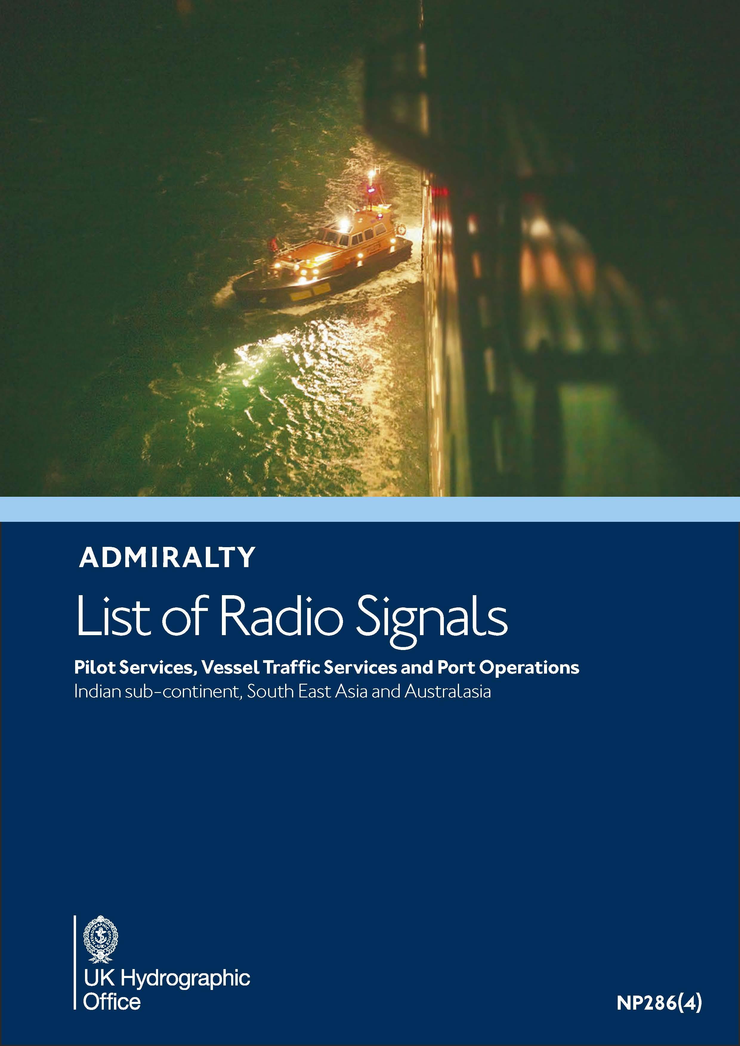 ADMIRALTY NP286(4) RadioSignals Pilot VTS Port - Australia South Pacific