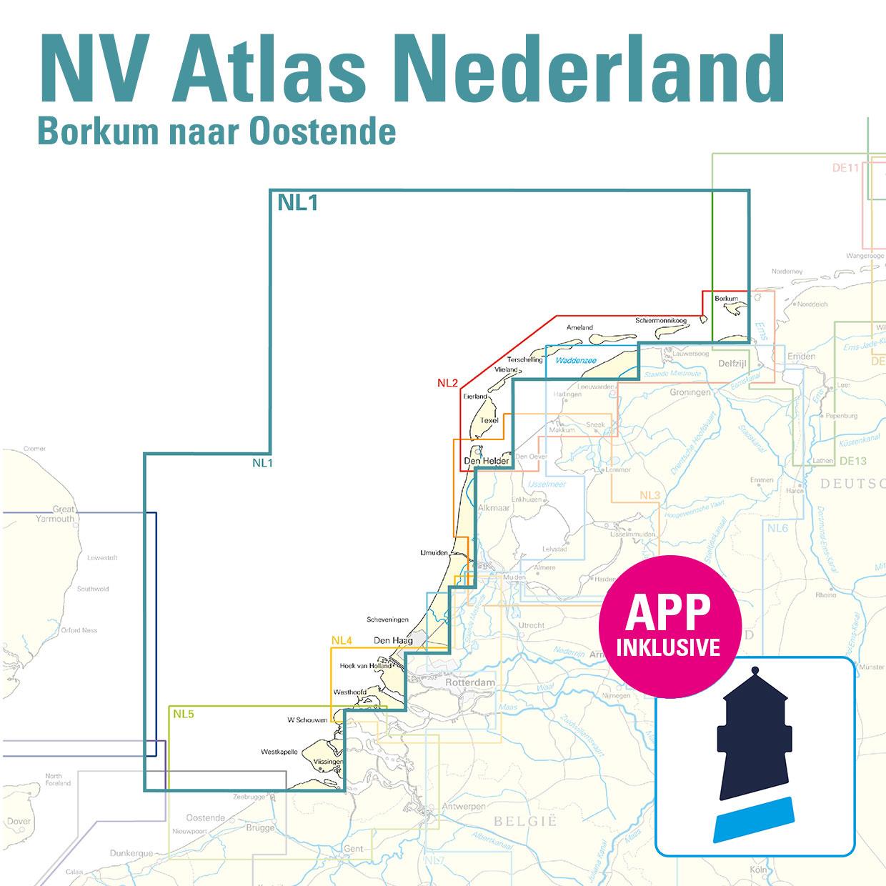 ABO - NV Charts Nederland NL1 - Borkum naar Oostende