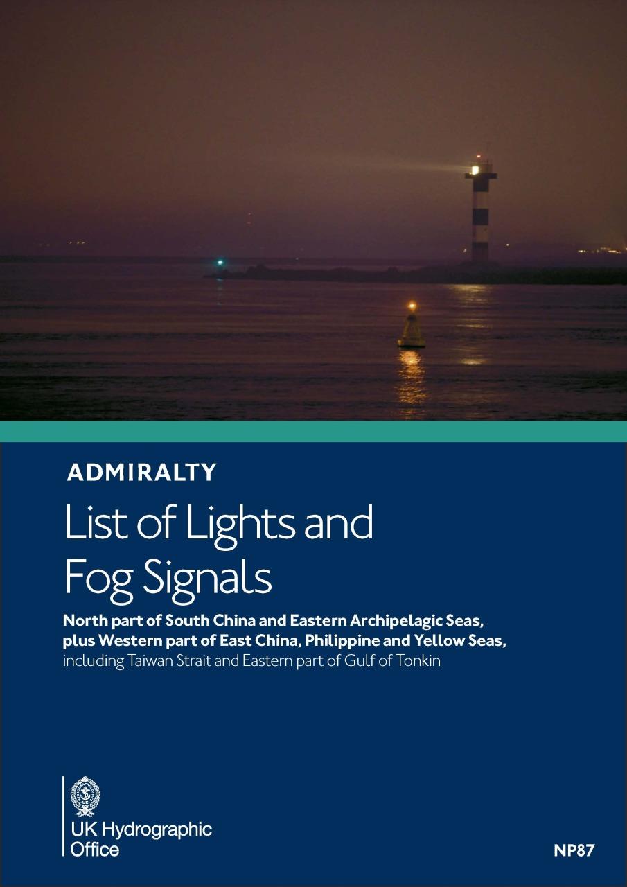 ADMIRALTY NP87 List of Lights and Fog Signals Vol P - South China