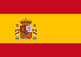 Gastlandvlag Spanje 30X45cm met wapenschild