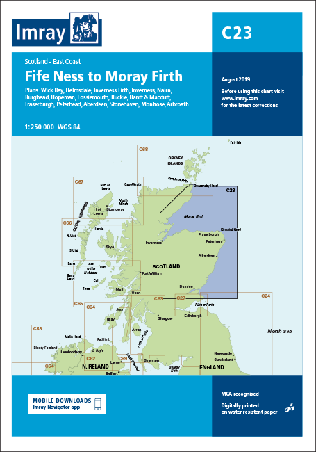 IMRAY CHART C23 Fife Ness to Moray Firth