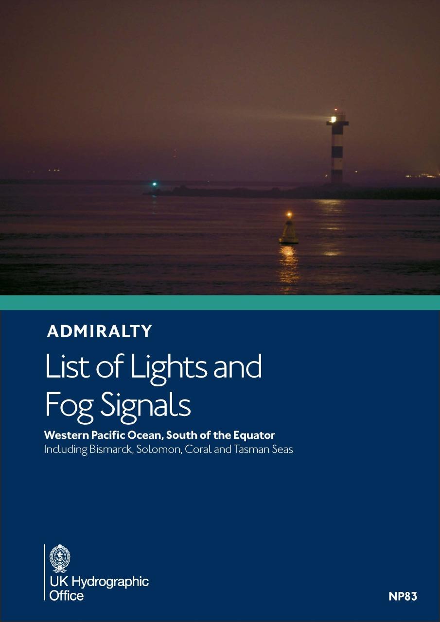ADMIRALTY NP83 List of Lights and Fog Signals. Volume K