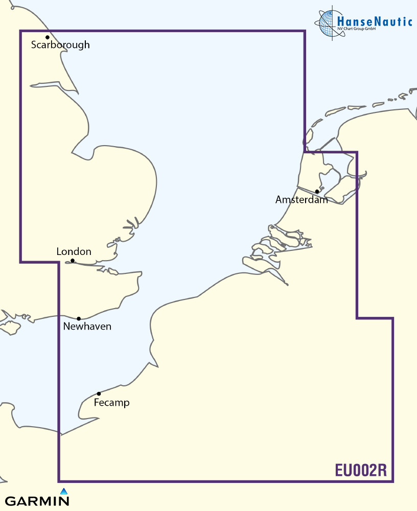 BlueChart Südwestl. Nordsee bis Dover (SE England - BeLux Inland) g3 XEU002R