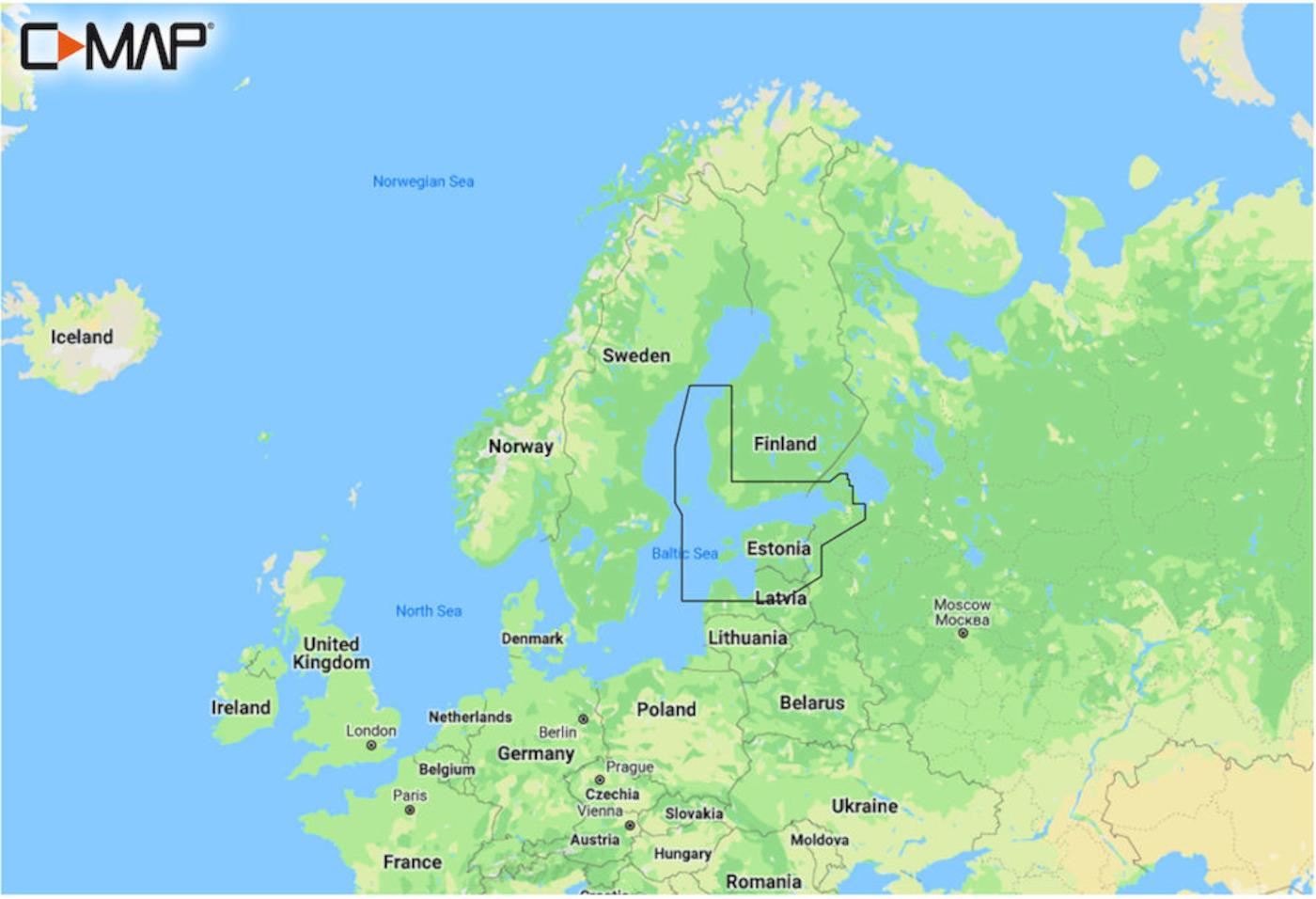 C-MAP Discover Finnland Åland Estland EN-Y212