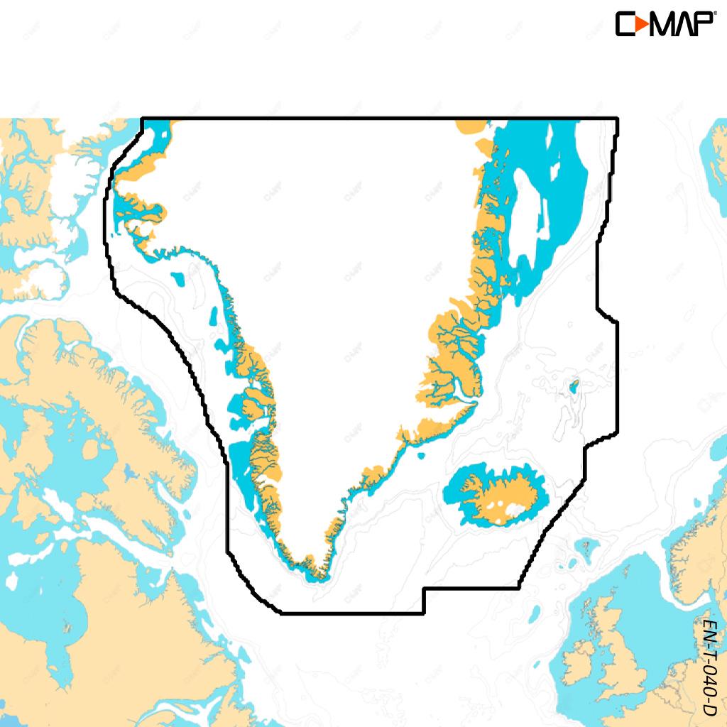 C-MAP Discover X Grönland und Island EN-T-040