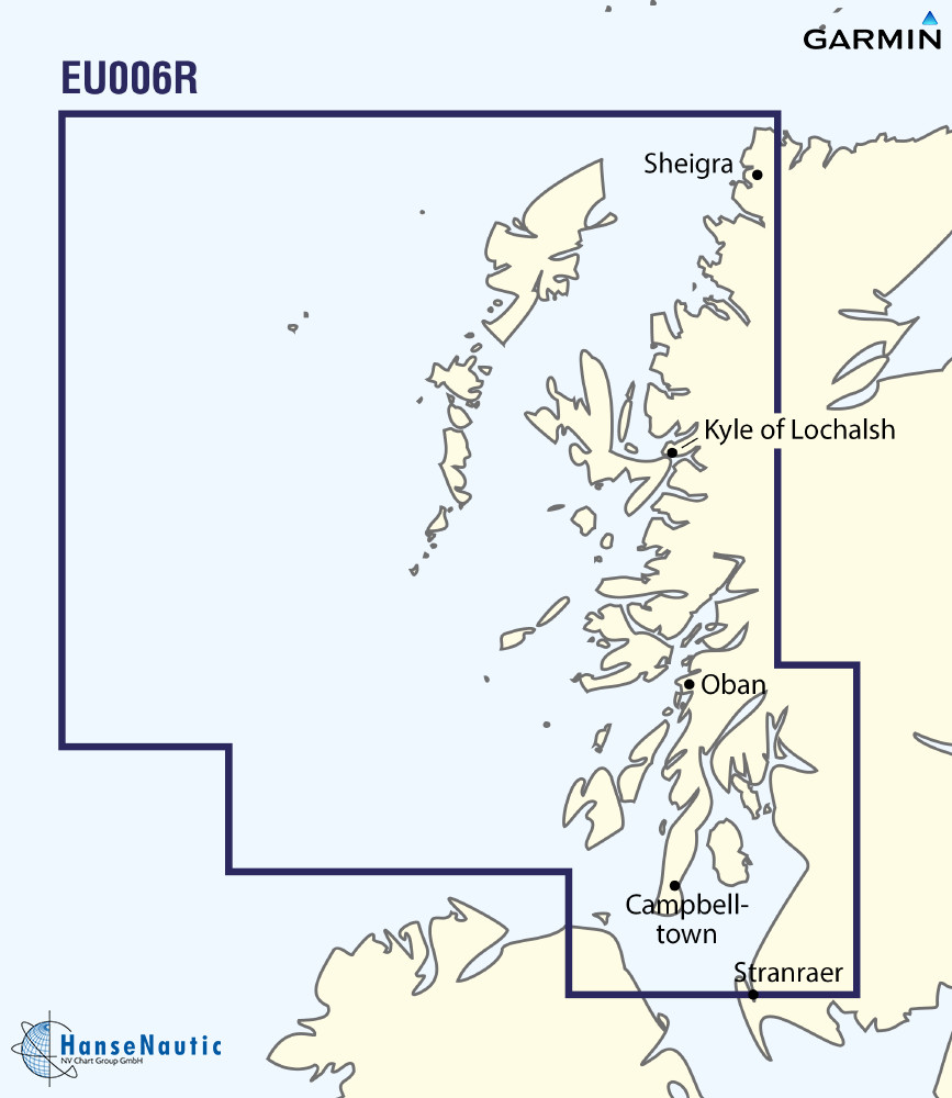 BlueChart Schottland Westküste u. Hebriden g3 XEU006R
