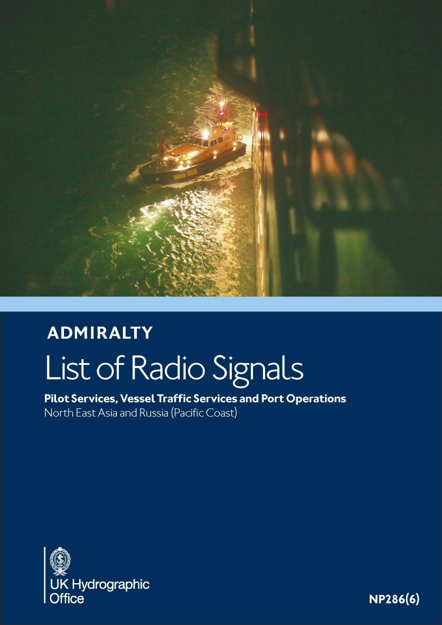 ADMIRALTY NP286(6) RadioSignals Pilot VTS Port - Northwest Pacific