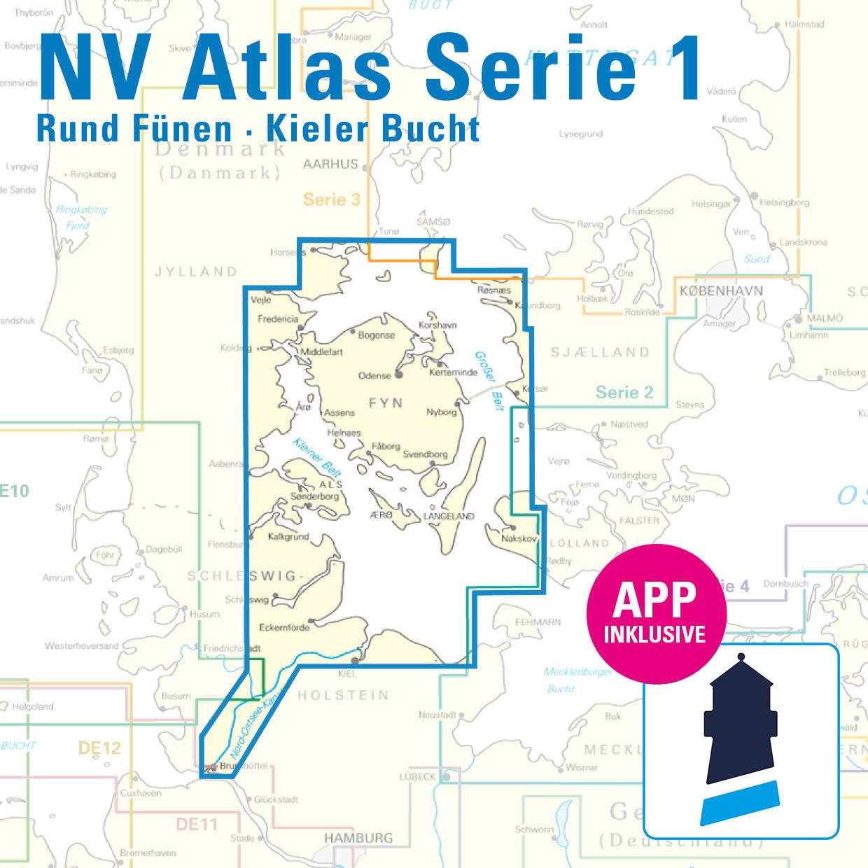 ABO - NV Charts Baltic Serie 1 Rund Fünen-Kieler Bucht