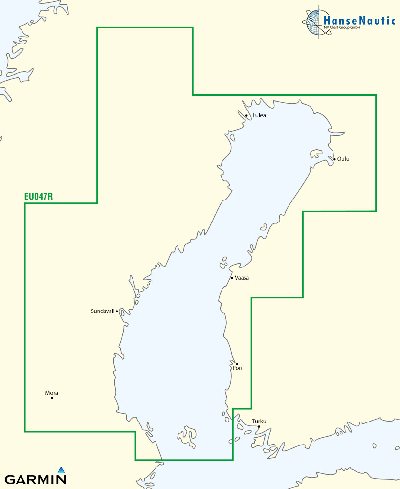 BlueChart Ostsee Bottnischer Meerbusen (Gulf of Bothnia Kalix-Grisslehamn) g3 XEU047R