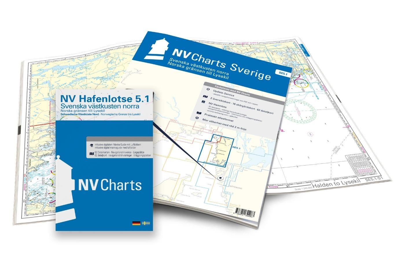 NV Charts Kartenkoffer Kattegat Serie 1 2 3 5.1 5.2