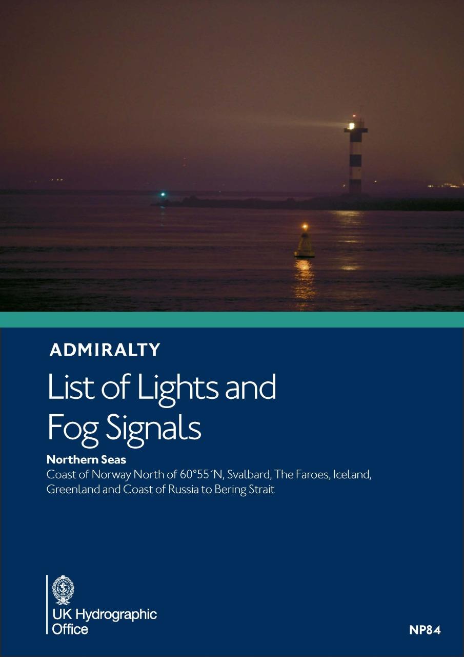 ADMIRALTY NP84 Lights List Vol L - Northern Seas