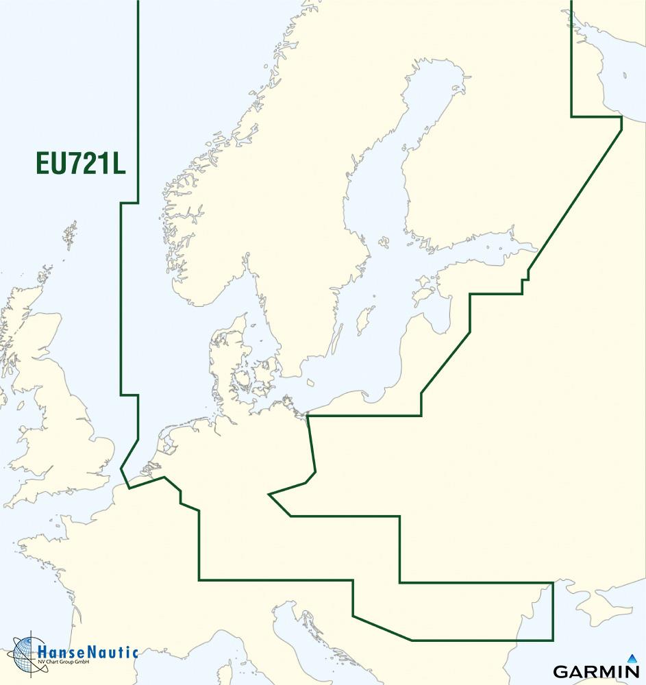 BlueChart Ostsee Skandinavien Deutschland (Northern Europe) g3Vision VEU721L