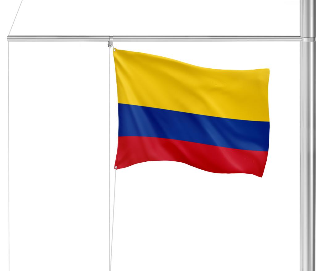Gastlandvlag Colombia 20X30cm - Glanzend Polyester 
