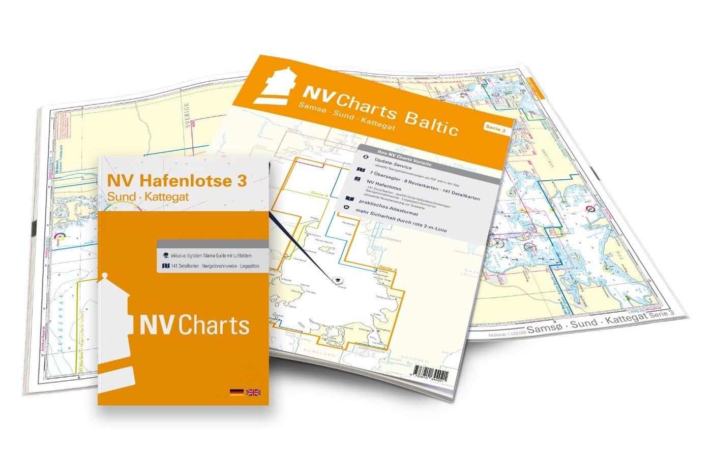 NV Charts Kartenkoffer Kattegat Serie 1 2 3 5.1 5.2