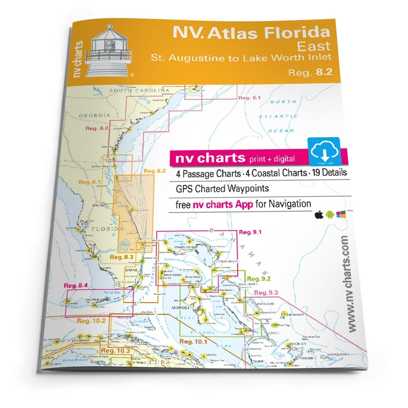 NV Atlas Florida East Reg. 8.2 - St. Augustine to Lake Worth Inlet