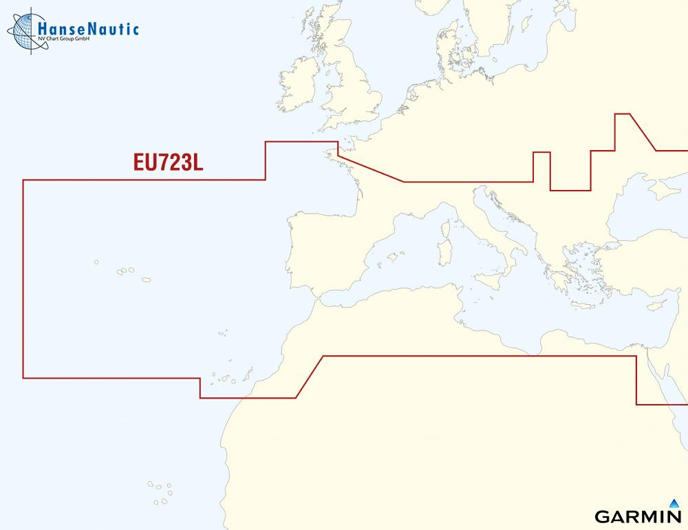 BlueChart Mittelmeer Südeuropa (Southern Europe) g3Vision VEU723L