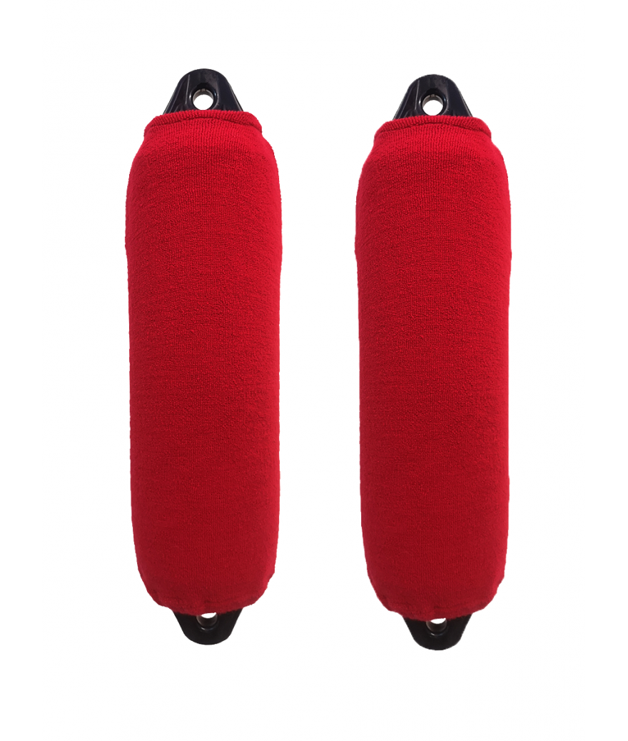 Fendress fender cover fluffy rood voor Fender F-1, G-4 (2 stuks)